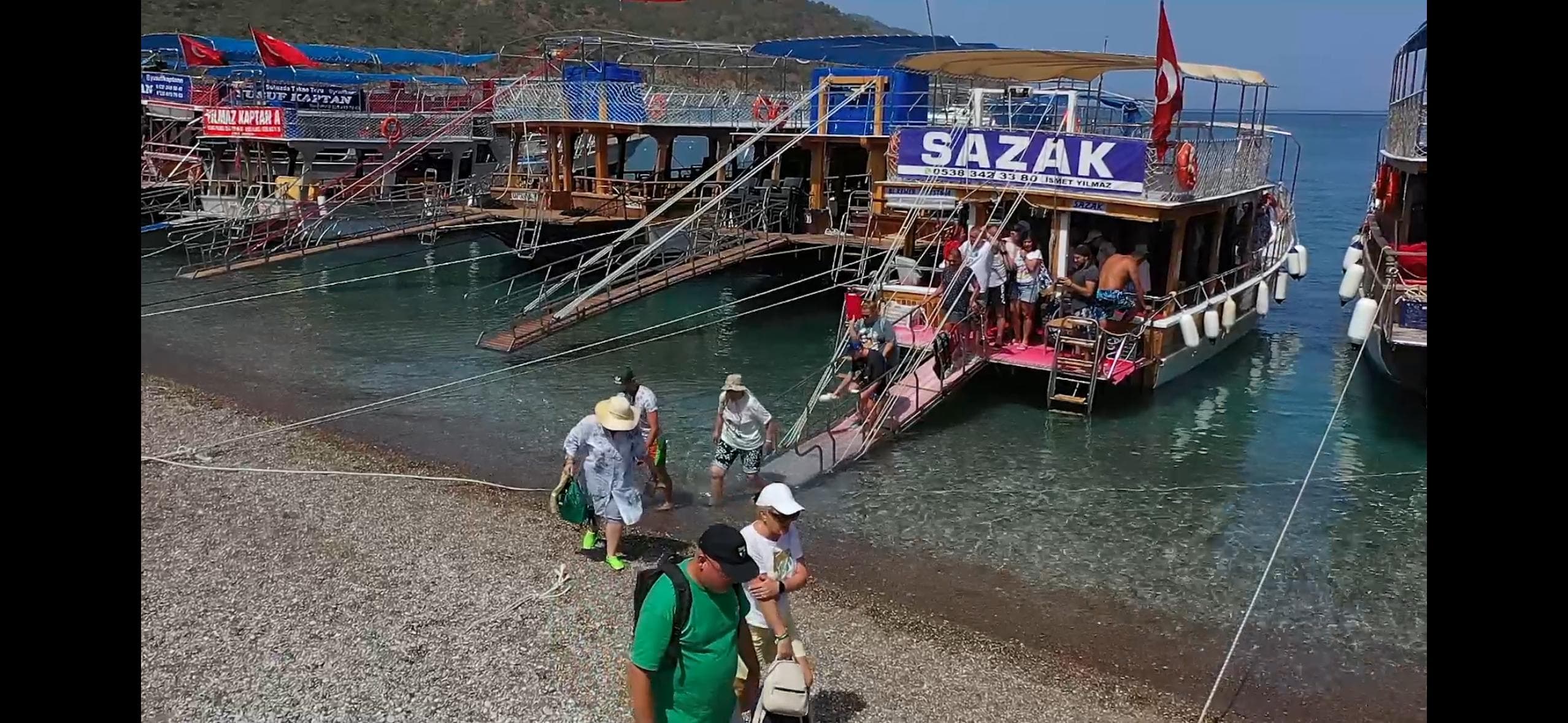 Adrasan tekne turu - mavi koylar