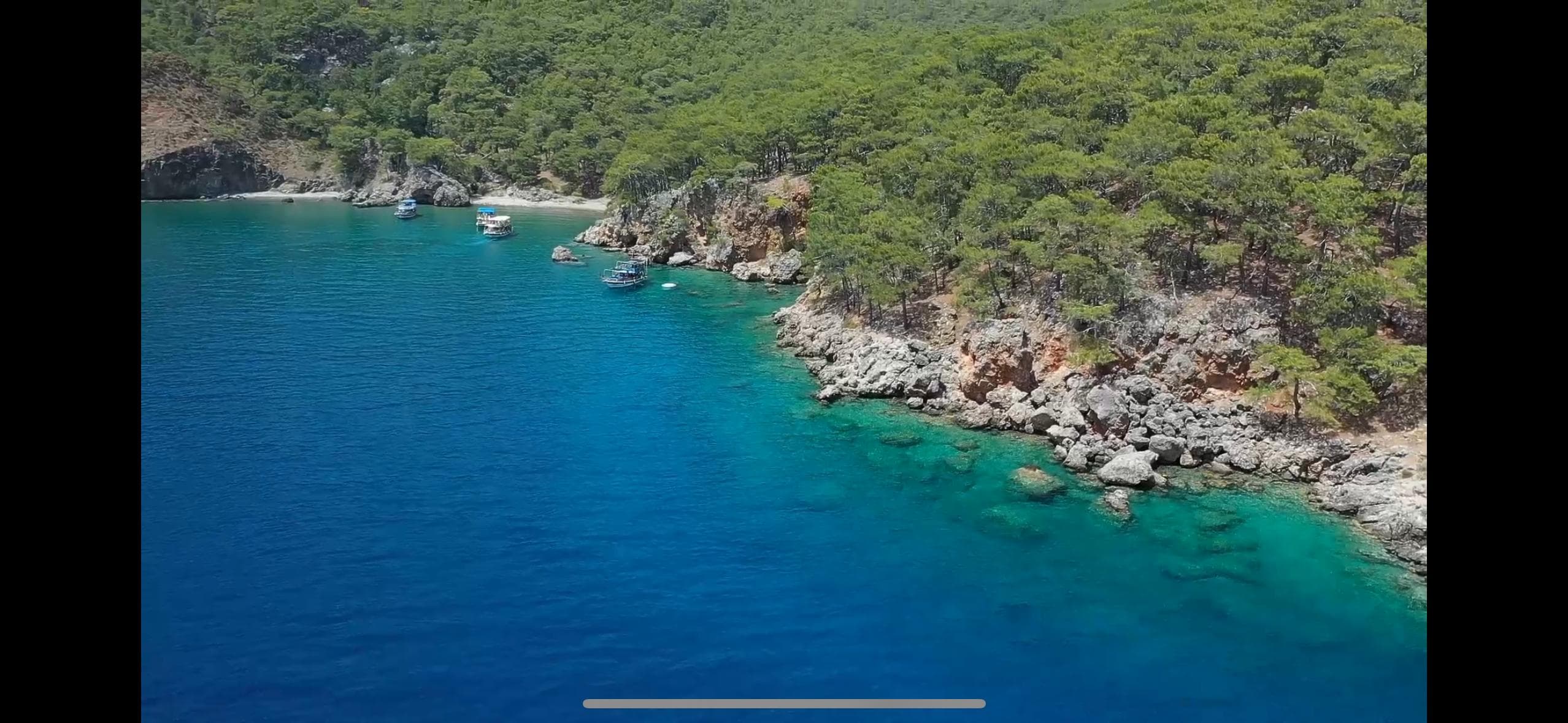 Adrasan doğası - orman ve deniz